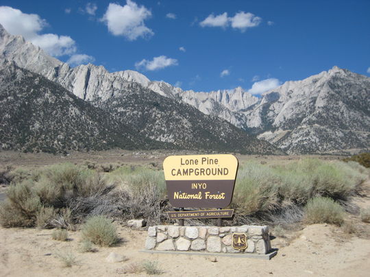 halloween camping: Lone Pine