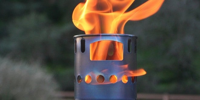 Toaks titanium outlet wood stove