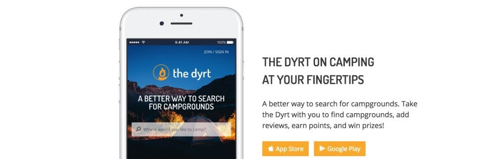 read camping stories on the dyrt