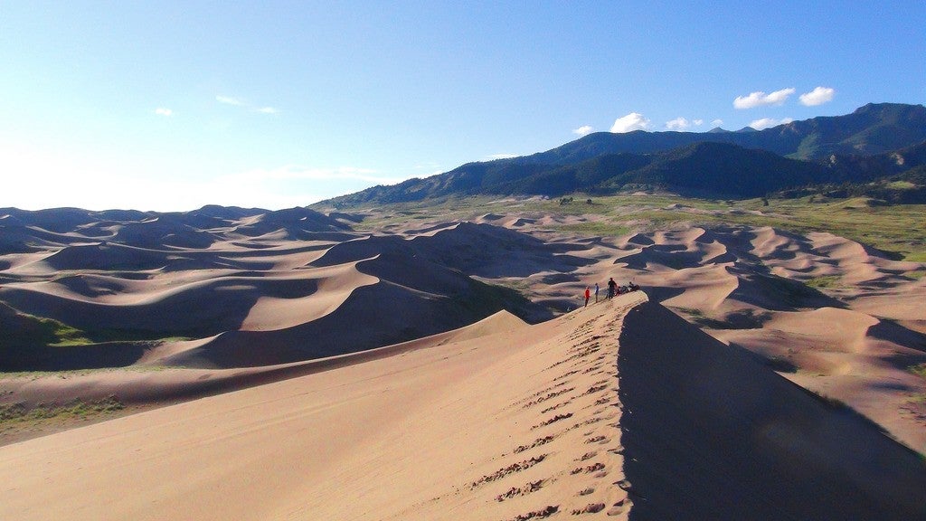 great sand dunes camping panorama