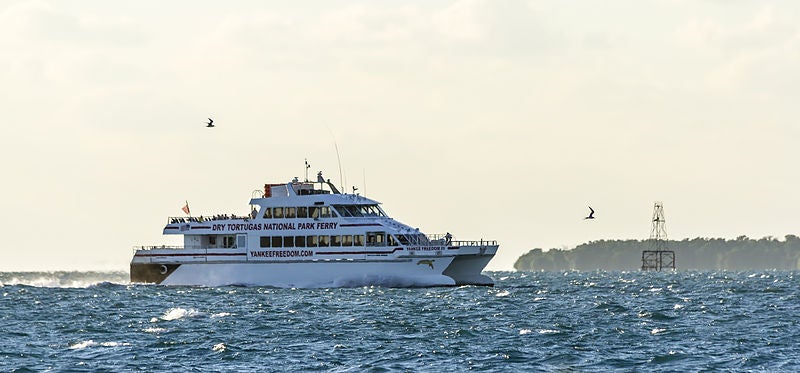 El ferry de Dry Tortugas