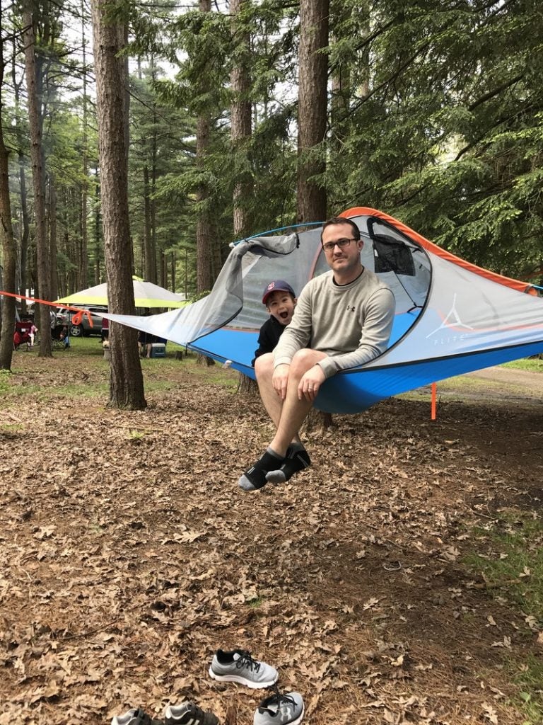tree top camping down low