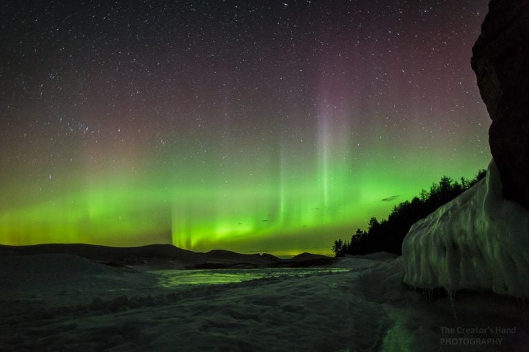 Aurora Borealis In Duluth