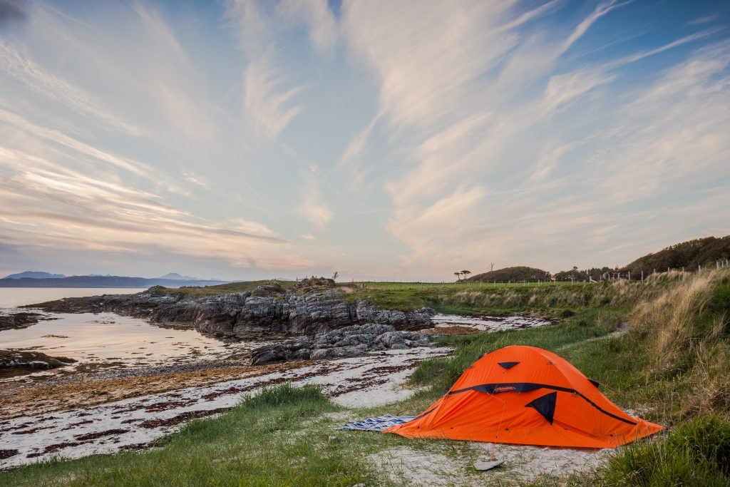 beach camping near lake mcconaughy 