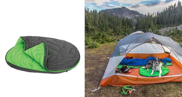 Camping gear for dogs: Ruffwear sleeping bags