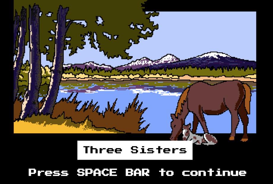 Follow the Oregon Trail into central Oregon.