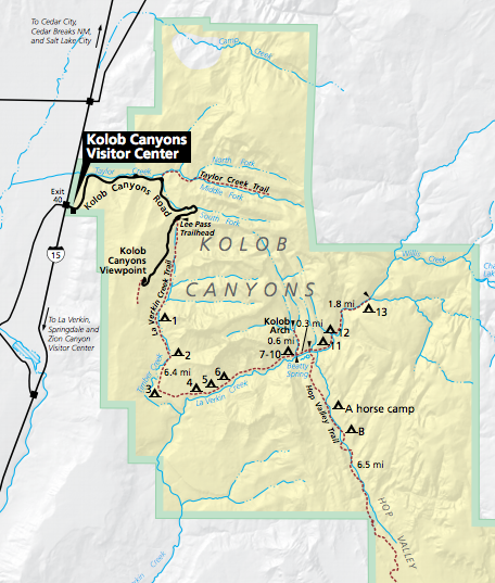 Camping near 2025 kolob canyon