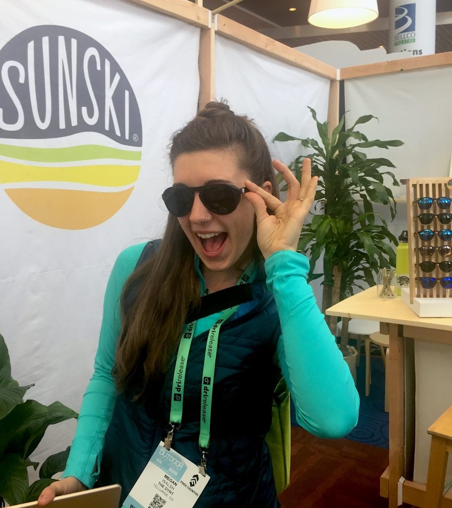 Megan is looking good in her flexible sunglasses from Sunski!