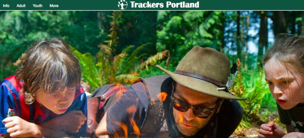 Portland's Trackers summer camp teaches children how to make it in the wild.