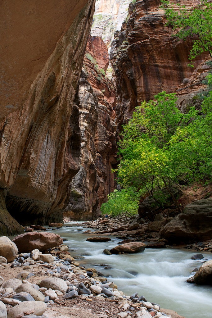 hiking the narrows