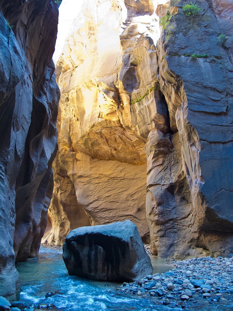 hiking the narrows