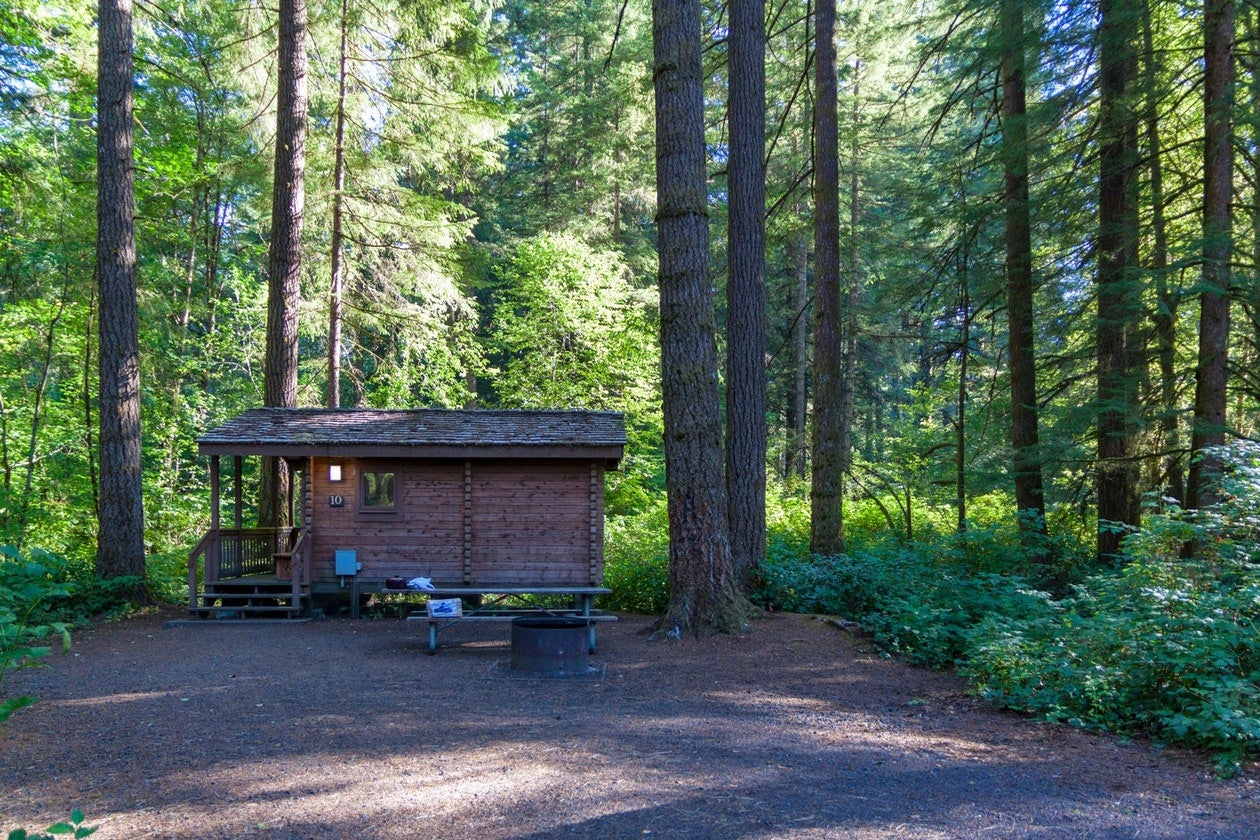 Silver Falls State Park cabins