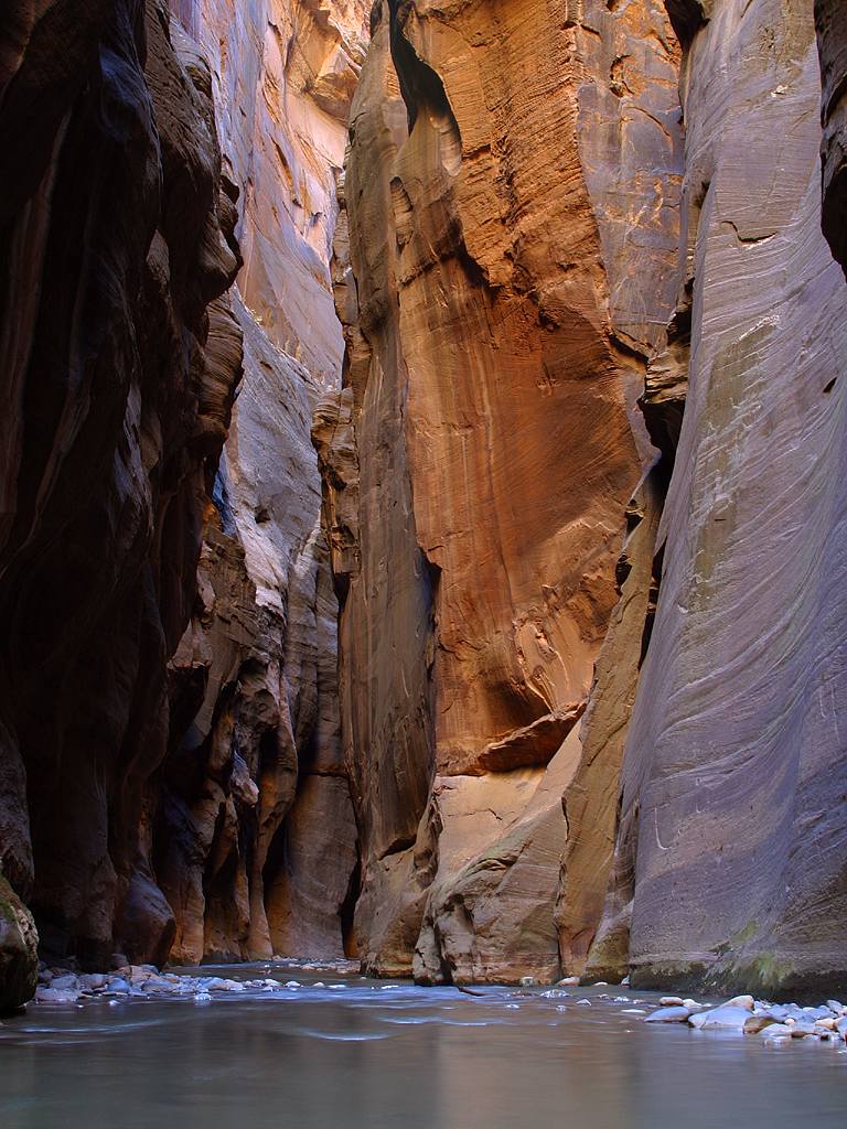 hiking the narrows