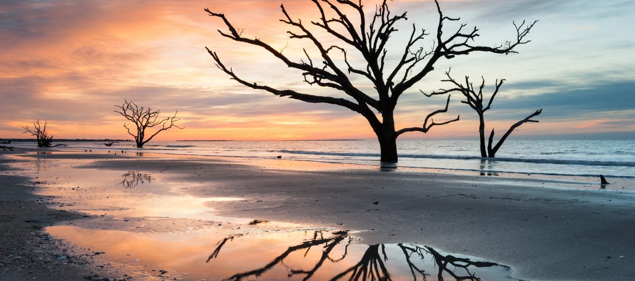 Catch The Sunrise Over The Atlantic At Edisto Beach State Park Sc