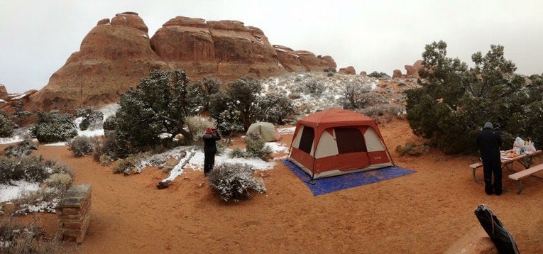 arches national park camping