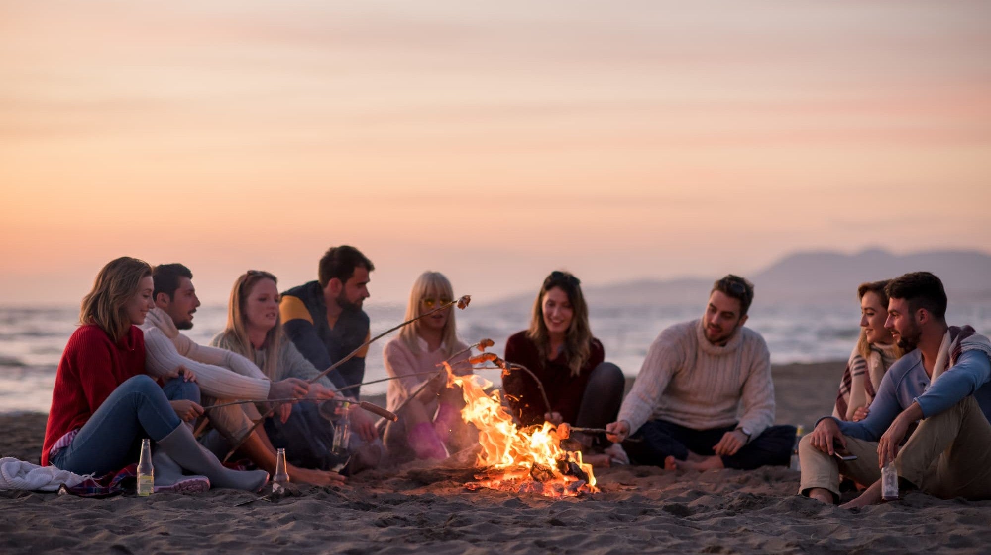 How To Build A Beach Bonfire And Light Your Fire Responsibly