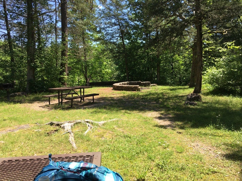 acampada libre mesa de picnic