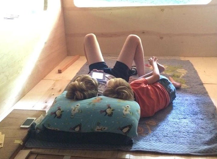 relaxing inside the portland craigslist camper