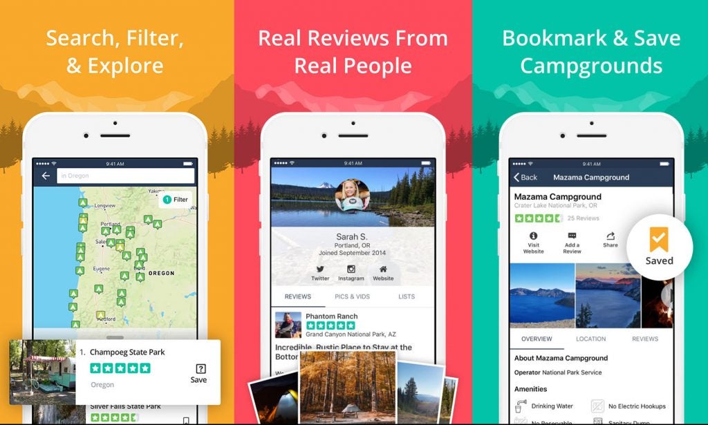 the dyrt camping apps