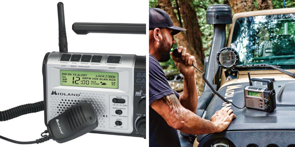 rv camping gear list: midland radio