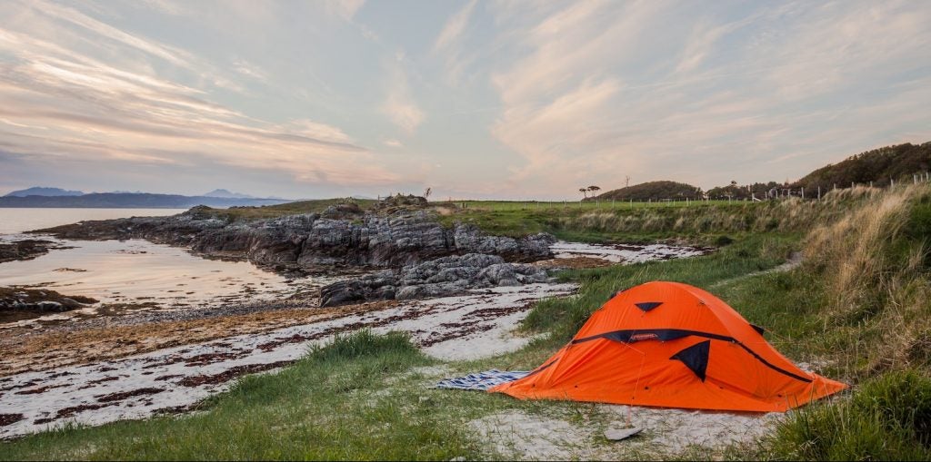 beach camping lake mcconaughy