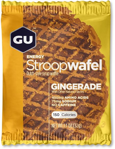 active camping gear list: gu stroop wafel 