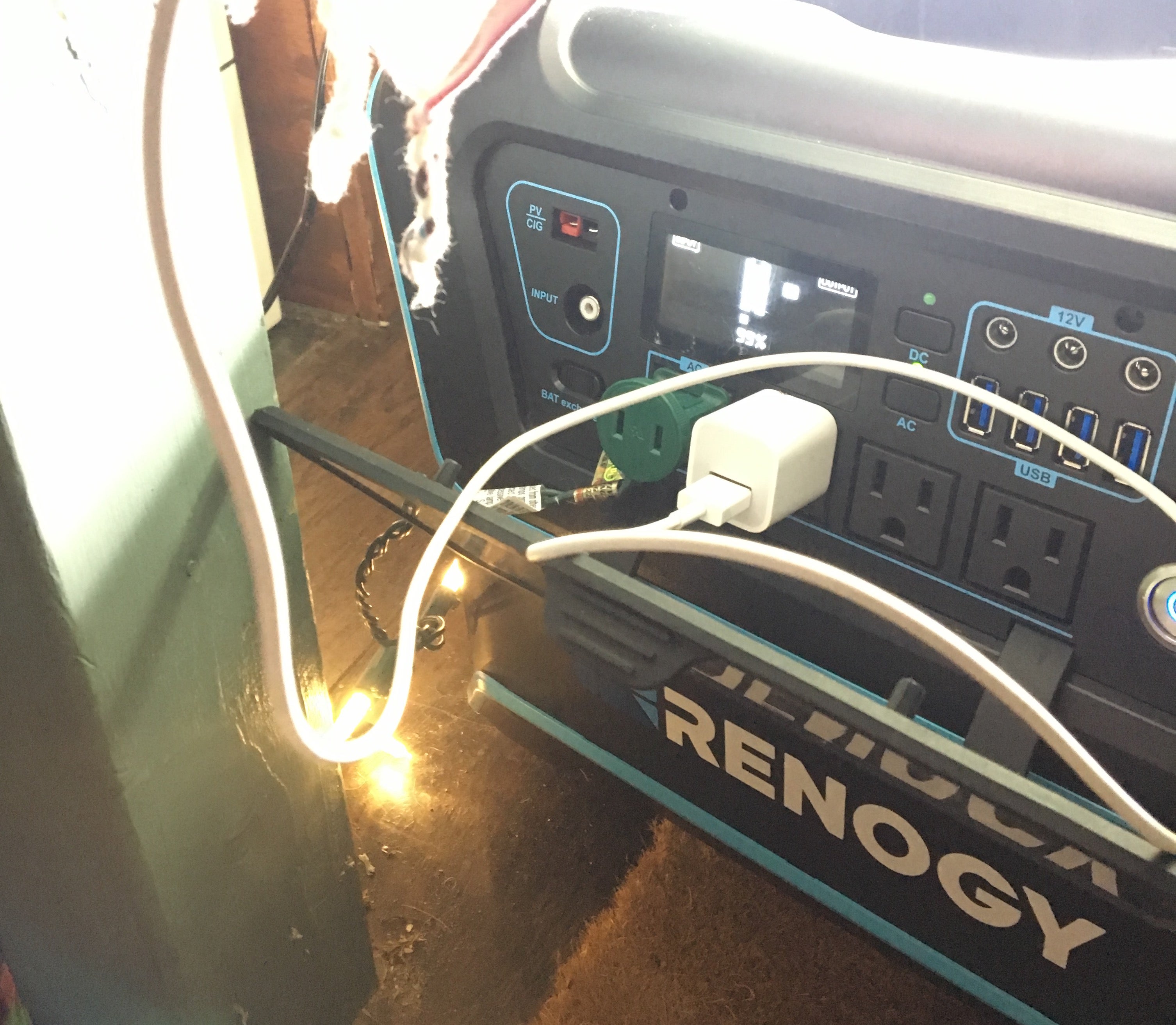 power in a camper van conversion