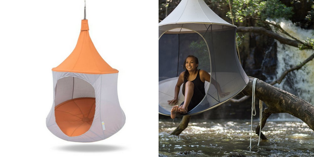 car camping gear list: treepod cabana