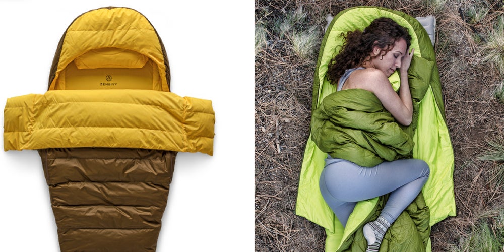 camping gear list: zenbivy sleeping bag