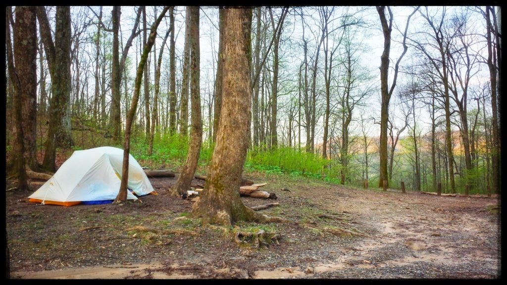 camping along the appalachian trail
