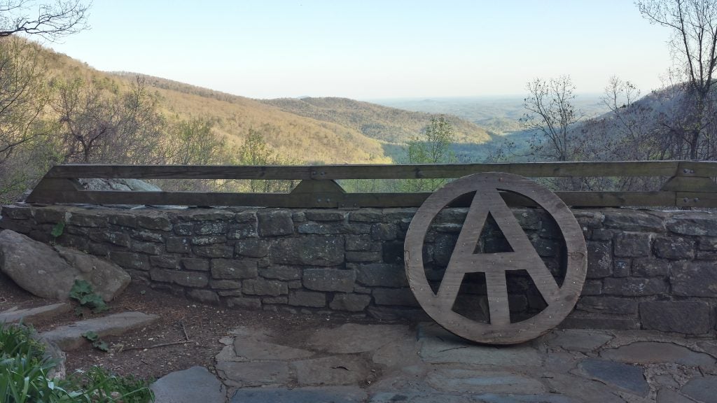 appalachian trail neels gap overlook
