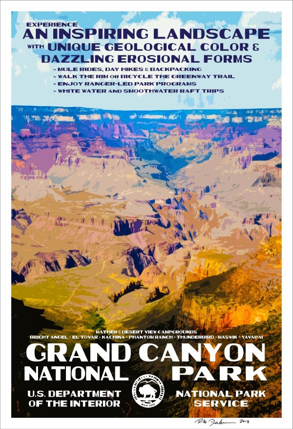 grand canyon national park posters