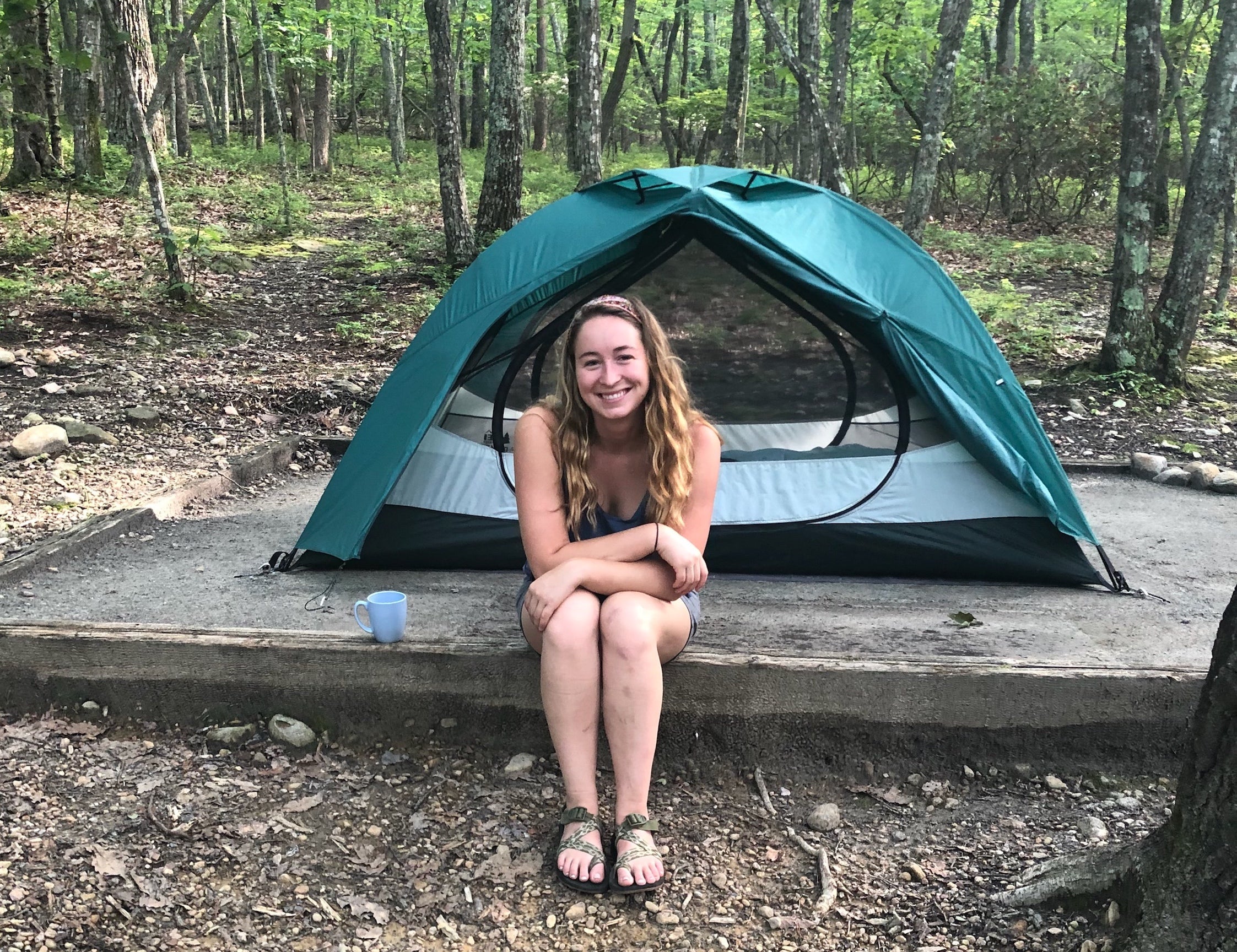 leave no trace camping on tent pads