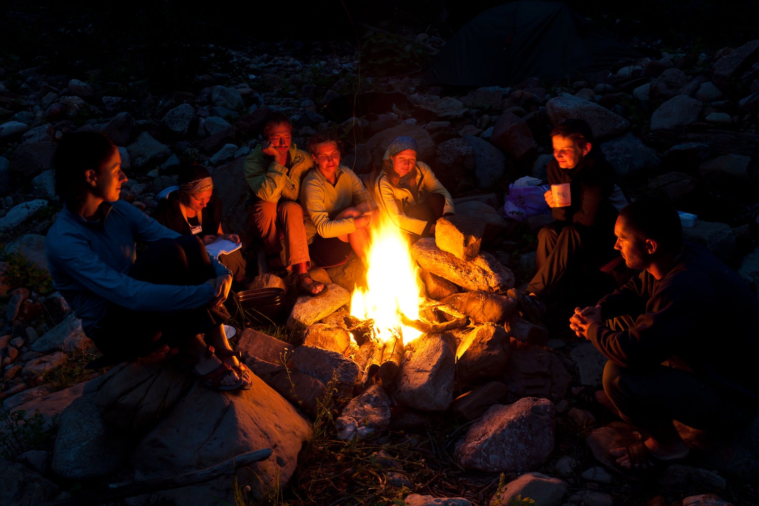 responsible campfire during wildfire season