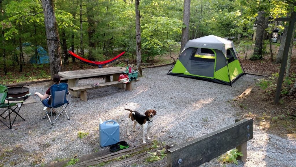 lake powhatan campgrounds in north carolina