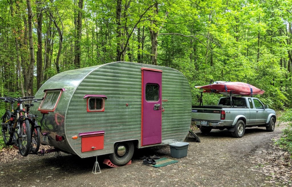 canned ham camper trailer