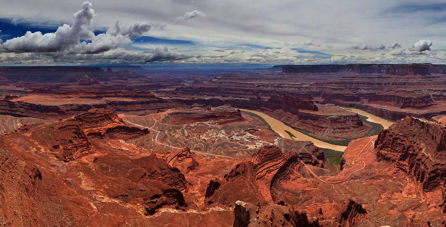 panoramic view of dead horse state park