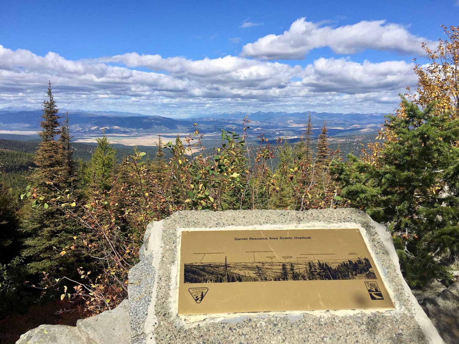 Garnet Scenic Overlook, Montana