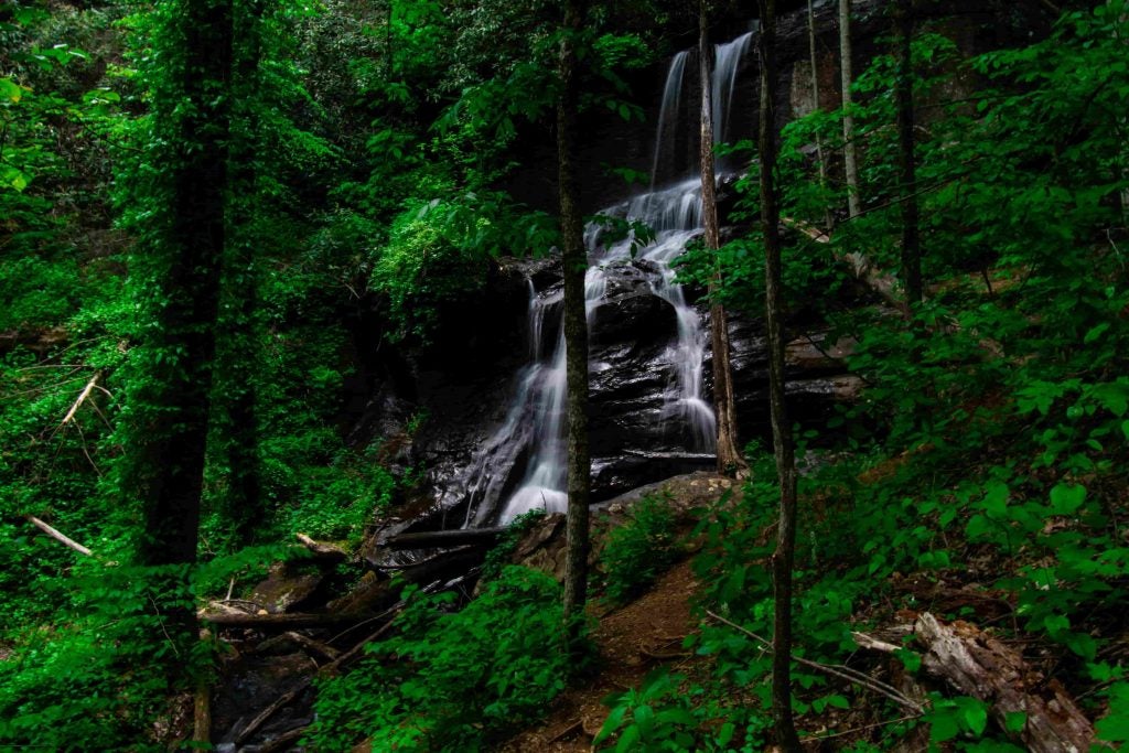 Upper Desoto Falls in the Chattahoochee-Oconee National Forest