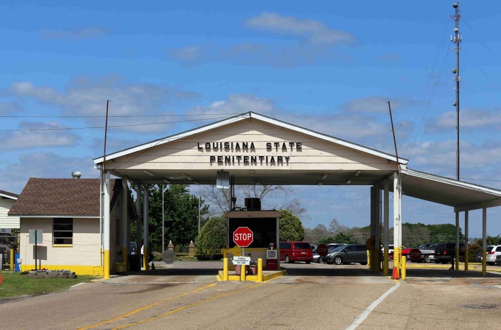 Louisiana State Penitentiary (known as Angola) gates, home of the Angola Prison Rodeo