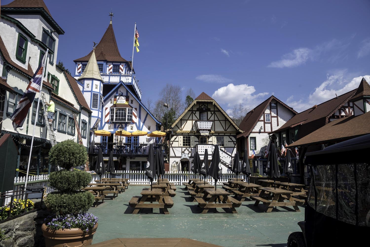 photo of a bavarian style town in helen, georgia