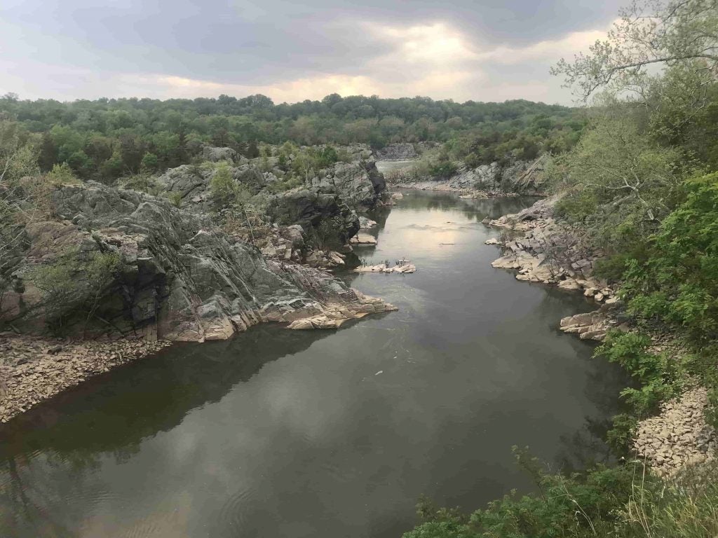 panoramic view of the potomac river in maryland