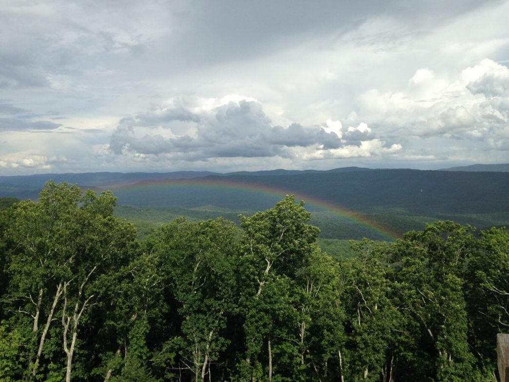 Sleep in the Clouds at West Virginia's Thorny Mountain Fire Tower