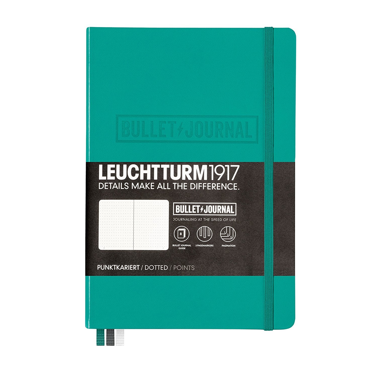 leuchtturm bullet camping journal in teal