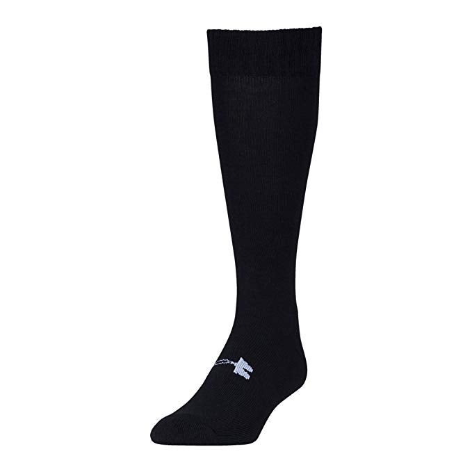 black under armour socks on a white background