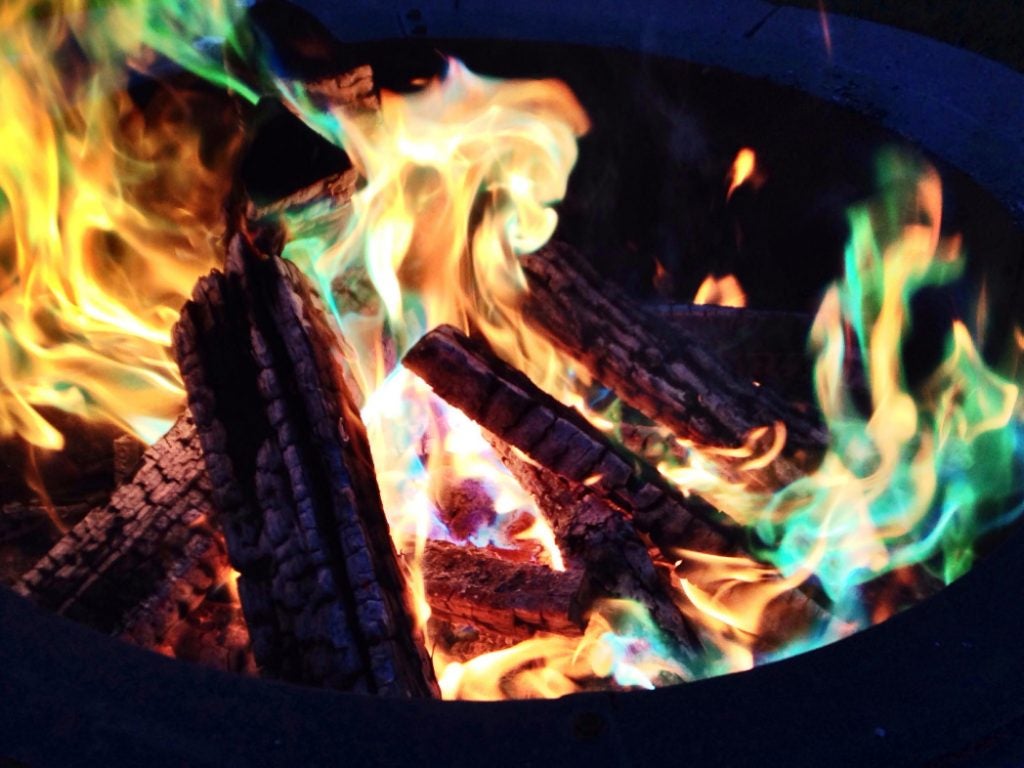 mystical fire, one of the cool camping products we explain