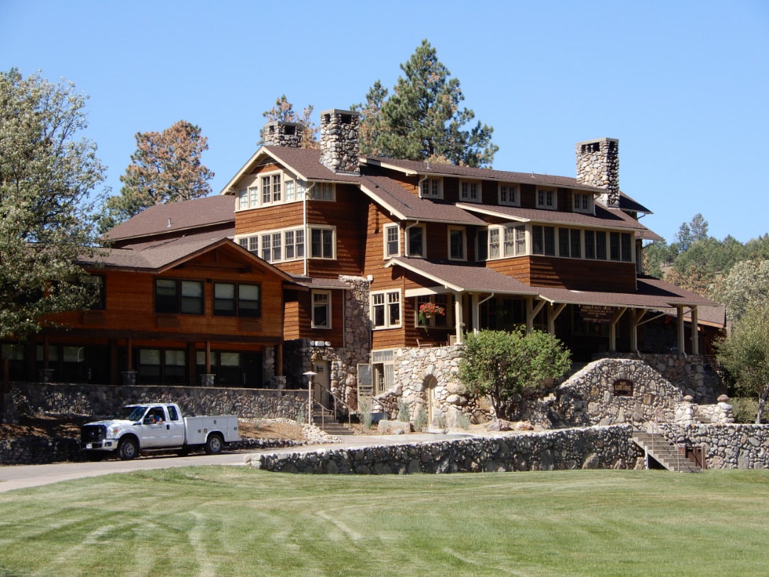 the state game lodge, a popular custer state park lodging option