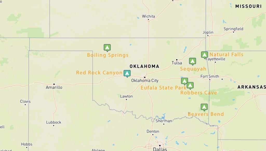 7 Best Oklahoma State Parks with Nearby Camping