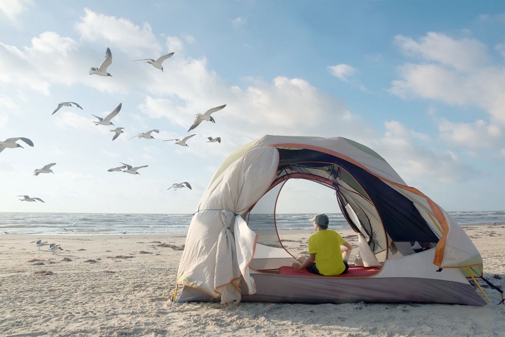 tent camping on lake mcconaughy