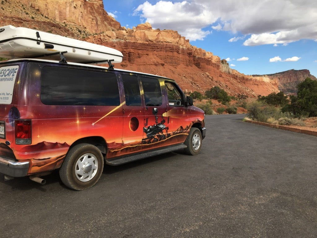 van camping capitol reef national park